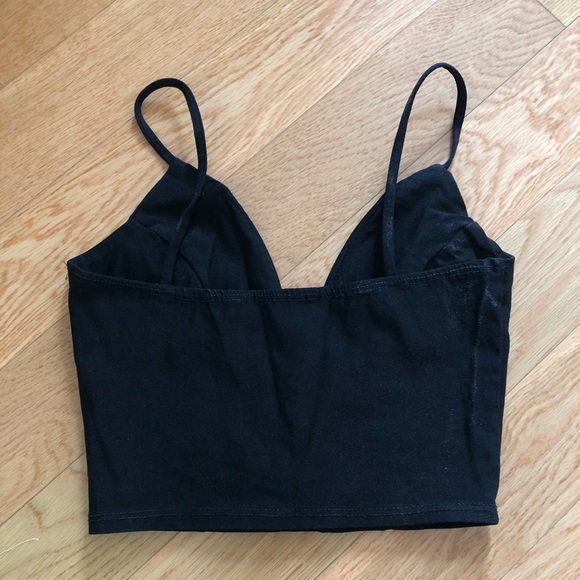COPY - Black Crop Top - Picture 2 of 3